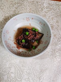 茄子と桜えびの煮物です-レシピのメイン写真