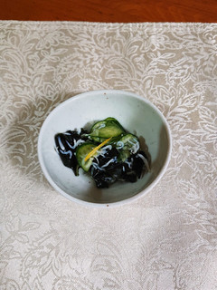 柚子入り若布ときゅうりの酢の物-レシピのメイン写真