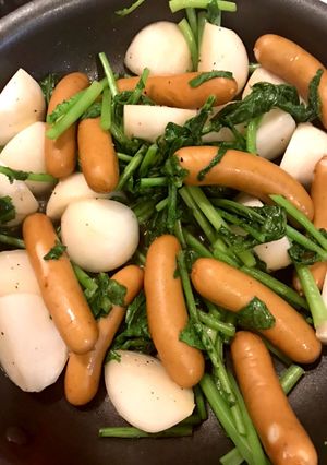 カブのホットサラダ-レシピのメイン写真