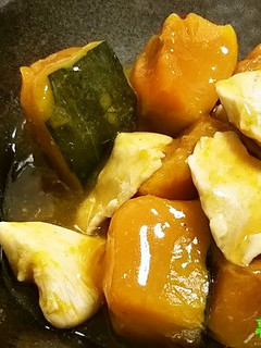 トロトロ~☆簡単カボチャと鶏むねの煮物-レシピのメイン写真
