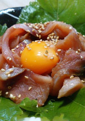 鯉洗いのユッケ風-レシピのメイン写真