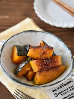 やみつき♪かぼちゃのはちみつ照り焼き-レシピのメイン写真