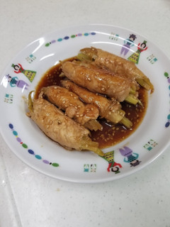 ブロッコリーの茎肉巻き♡-レシピのメイン写真