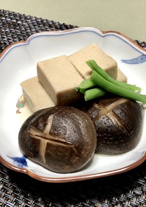 お節◆高野豆腐と干し椎茸の煮しめ・含め煮-レシピのメイン写真
