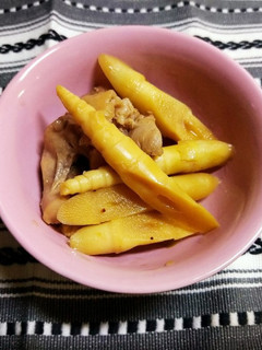 姫たけのこと鶏肉の煮物-レシピのメイン写真