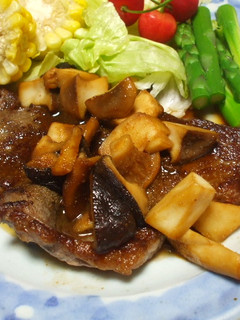 きのこソースステーキ-レシピのメイン写真