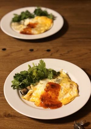 牡蠣の卵焼き-レシピのメイン写真