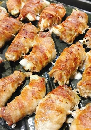 めっちゃぐるぐる豚肉玉ねぎ巻き♪-レシピのメイン写真