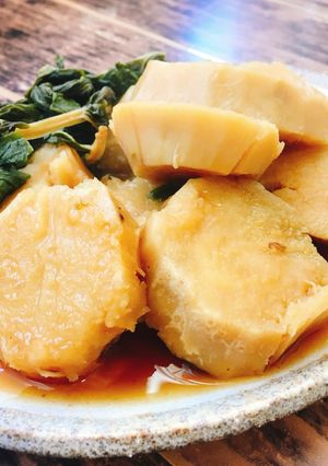 ほっこり美味しい♡京芋(里芋)の煮物-レシピのメイン写真