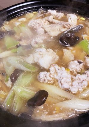 鱈の親子鍋(醤油味)-レシピのメイン写真