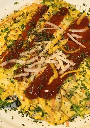 パックサラダのマヨネーズ＆玉子焼き-レシピのメイン写真