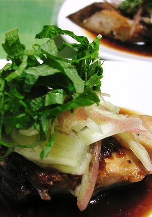 魚の照り焼き　　　～夏バージョン～-レシピのメイン写真