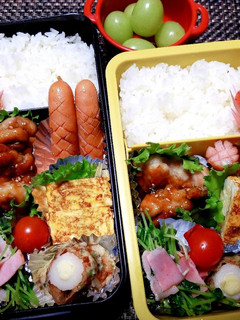 息子と娘のお弁当 '19.12.2-レシピのメイン写真