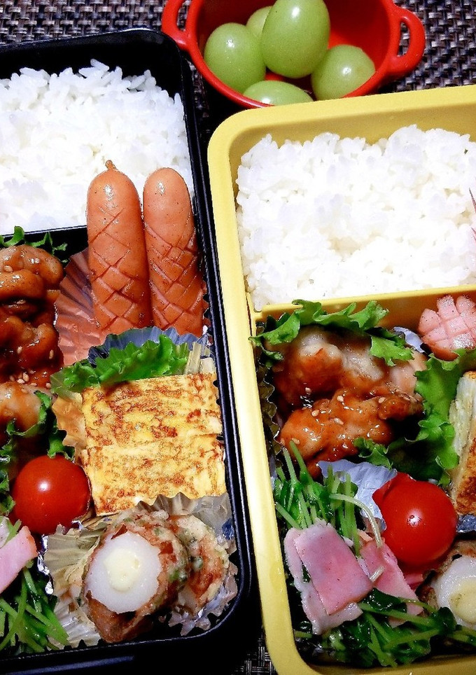 息子と娘のお弁当　'19.12.2-レシピのメイン写真