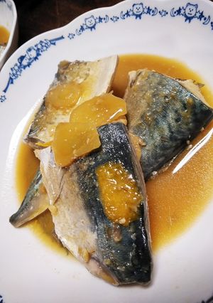 鯖 醤油 みそ 柚子煮-レシピのメイン写真