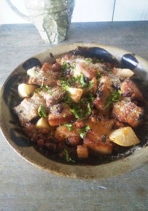 豚肉と豆のオーブン焼き-レシピのメイン写真