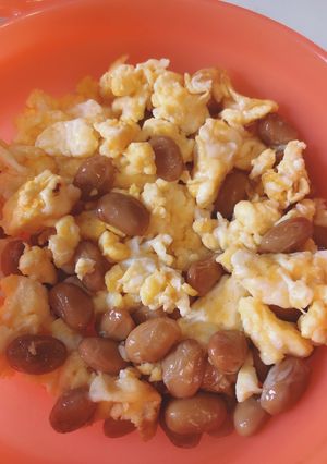 納豆卵焼き　離乳食　フライパン１つ-レシピのメイン写真