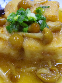 【病院】揚げ豆腐なめこみぞれあん【給食】-レシピのメイン写真