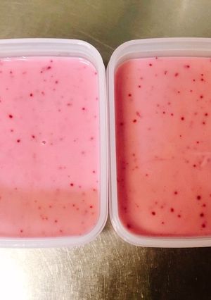 簡単！杏仁豆腐風味の桃色プリン-レシピのメイン写真