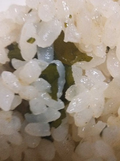 【給食レシピ】簡単ワカメご飯-レシピのメイン写真