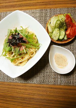ヨウサマの減塩明太子パスタ-レシピのメイン写真