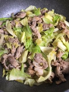 豚小間とキャベツの味噌炒め-レシピのメイン写真