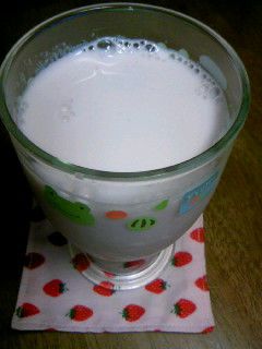簡単♪イチゴのヨーグルトドリンク風-レシピのメイン写真