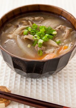 短時間でも味しみしみ♪きのこ入り豚汁-レシピのメイン写真