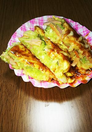 お弁当にあと一品！なんちゃってお好み焼き-レシピのメイン写真
