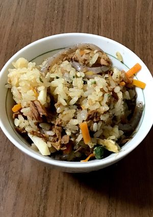 簡単　海と山の炊き込みご飯-レシピのメイン写真