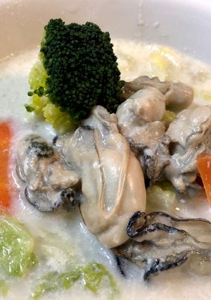 白菜と牡蠣のクリーム煮-レシピのメイン写真