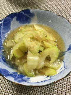 セロリのドレッシング和え-レシピのメイン写真