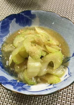 セロリのドレッシング和え-レシピのメイン写真