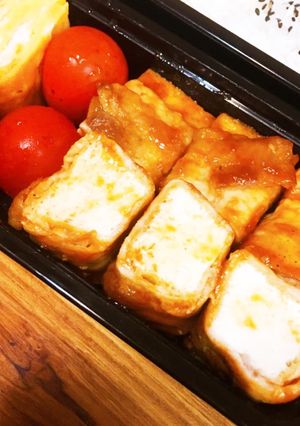 お弁当にも♪ヘルシー厚揚げの肉巻き-レシピのメイン写真