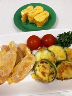 おさかなソーセージとズッキーニ焼き-レシピのメイン写真