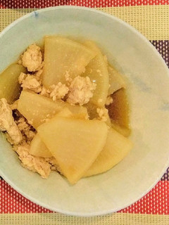 体ポカポカ♪大根と鶏そぼろの生姜煮-レシピのメイン写真