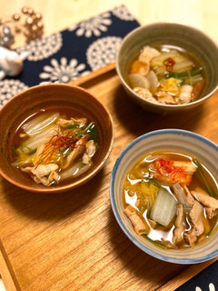 辛ラーメンの粉末スープで☆ピリ辛スープ-レシピのメイン写真