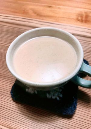 ✩レンジで簡単　ほうじ茶豆乳ラテ✩-レシピのメイン写真