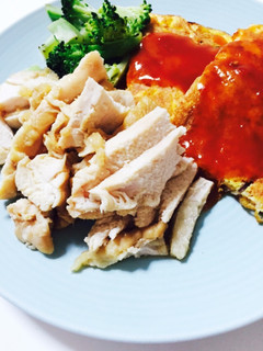 簡単!爆発しない!レンジで鶏胸の焼豚風〜-レシピのメイン写真