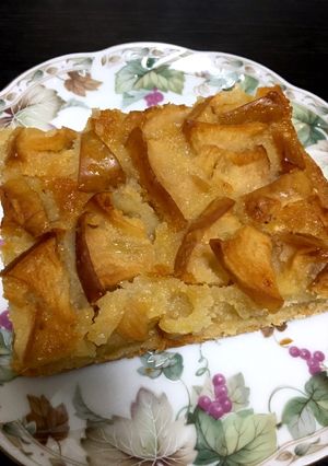 計量カップでつくるりんごケーキ-レシピのメイン写真