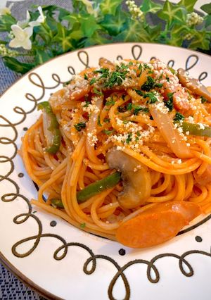 簡単！基本の本格ナポリタン-レシピのメイン写真