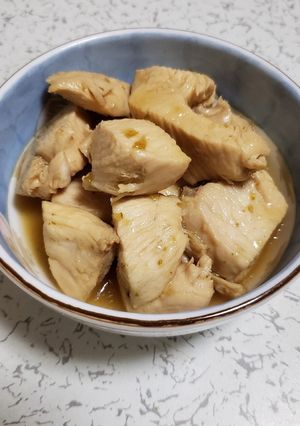 超簡単!鶏むね肉のゆず胡椒ポン酢-レシピのメイン写真