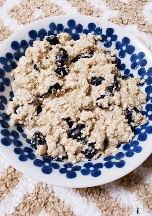 超簡単!レンチンだけ蒸し黒豆の白和え-レシピのメイン写真