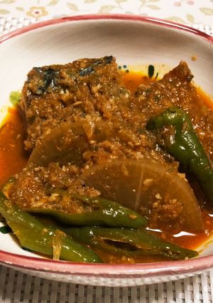 鯖の韓国風味噌煮-レシピのメイン写真