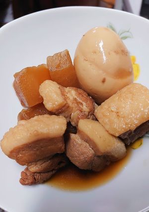 調味料２つ☆シンプル☆美味しい☆豚の角煮-レシピのメイン写真