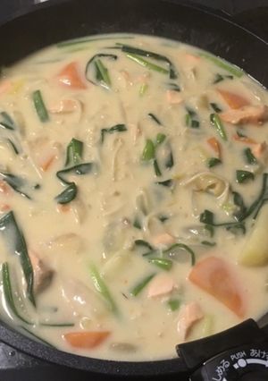 鮭のクリームシチュー 味噌仕立て-レシピのメイン写真