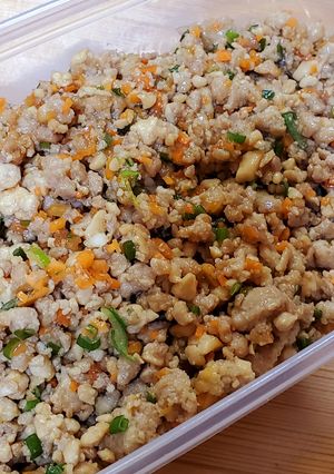 バレ無いW節約おかず☺豆腐+そぼろ-レシピのメイン写真
