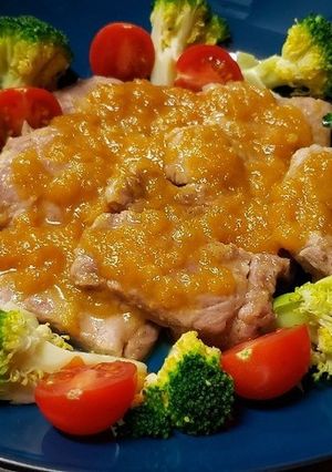 柑橘好きへ♪豚ヒレのオレンジジュース煮-レシピのメイン写真
