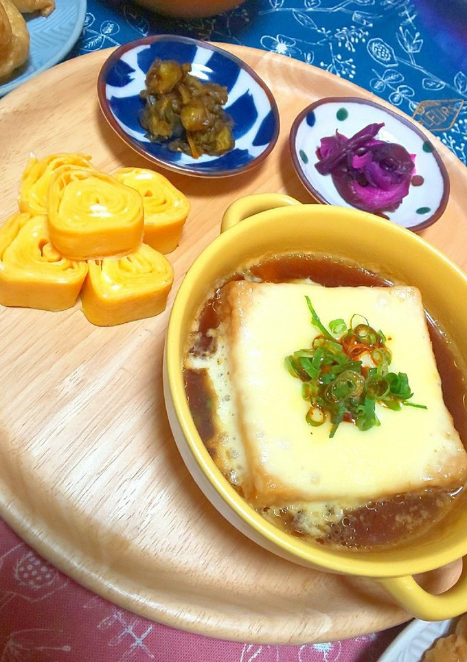 厚揚げ煮出しのチーズのせ-レシピのメイン写真