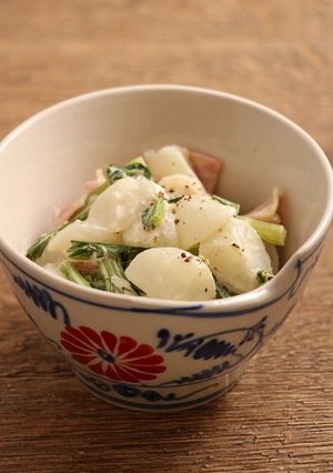 レンジで簡単！蕪のホットサラダ-レシピのメイン写真